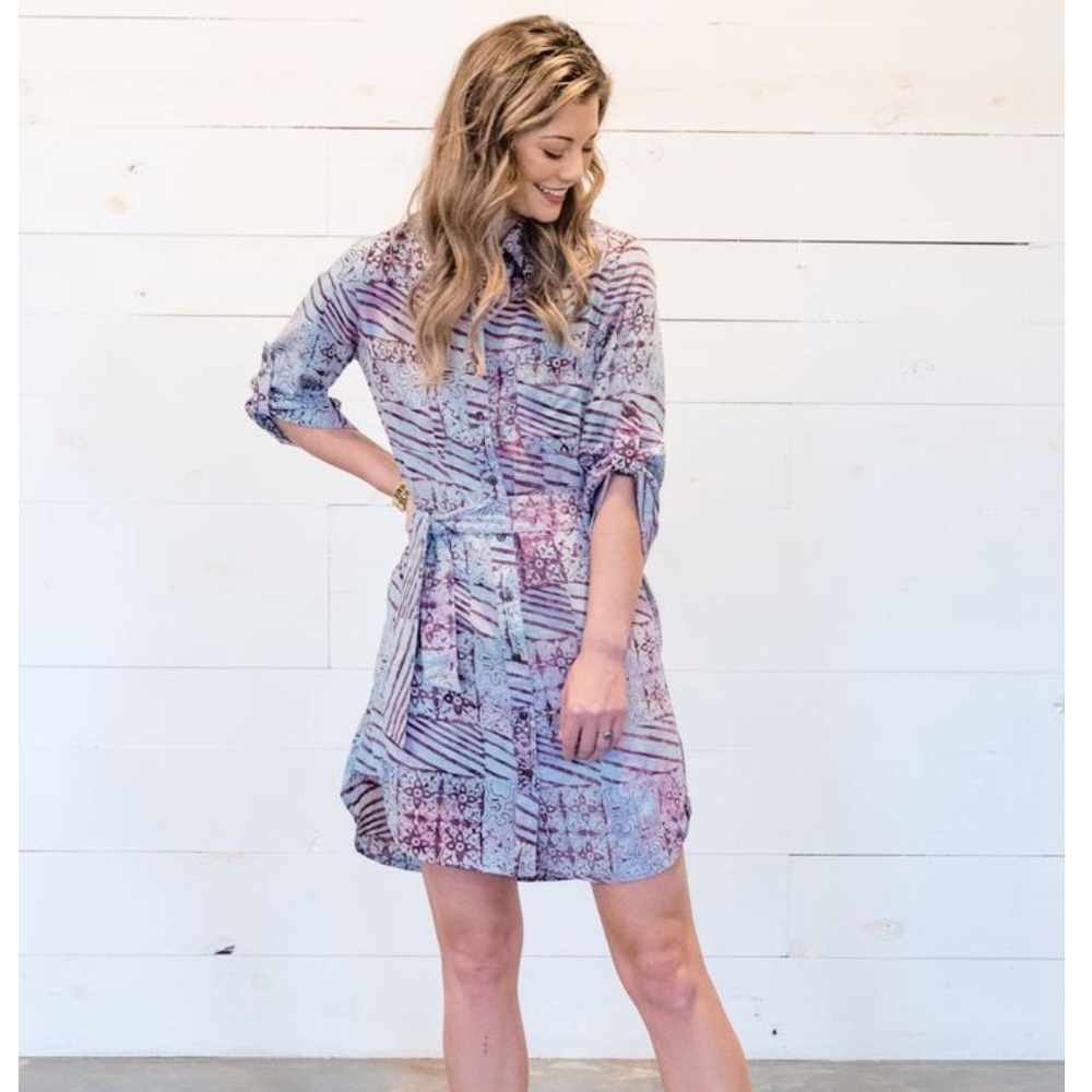 Go Fish Button Down Dress